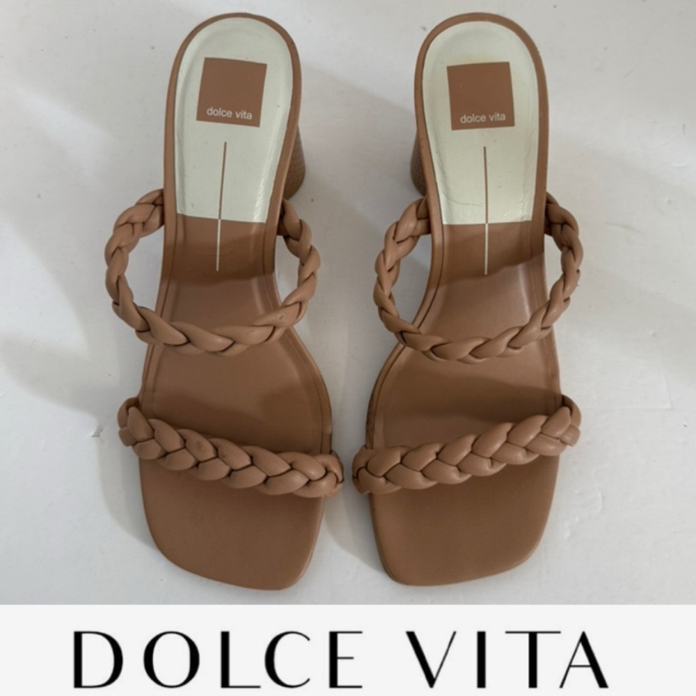 Dolce Vita Tan Braided Women's Sandals